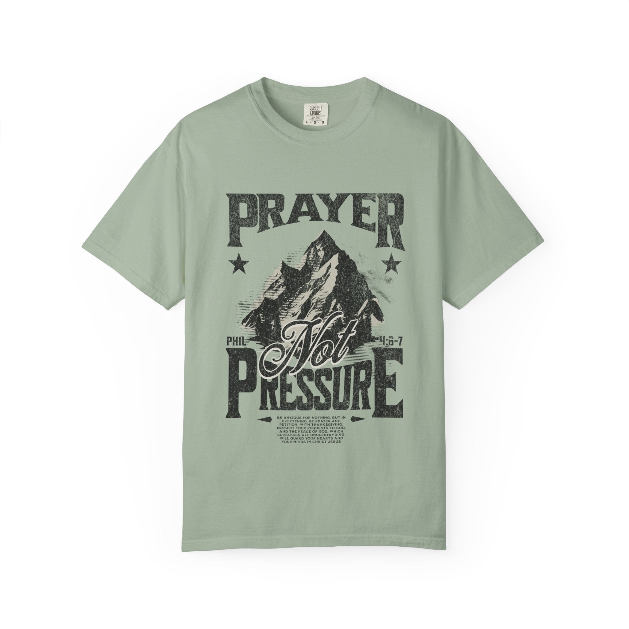 Prayer Not Pressure Heavyweight Tee