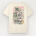 Be Still and Know Floral Heavyweight Tee