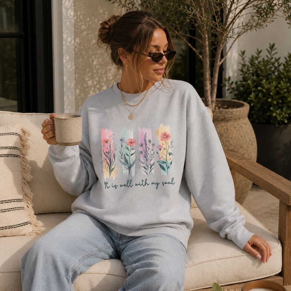 “It Is Well With My Soul” Signature Sweatshirt