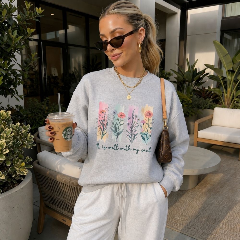 “It Is Well With My Soul” Signature Sweatshirt