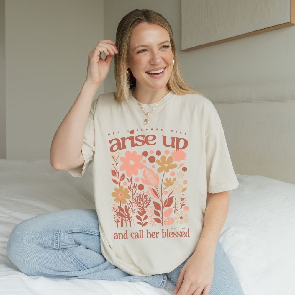 Arise Up and Call Her Blessed Heavyweight Tee