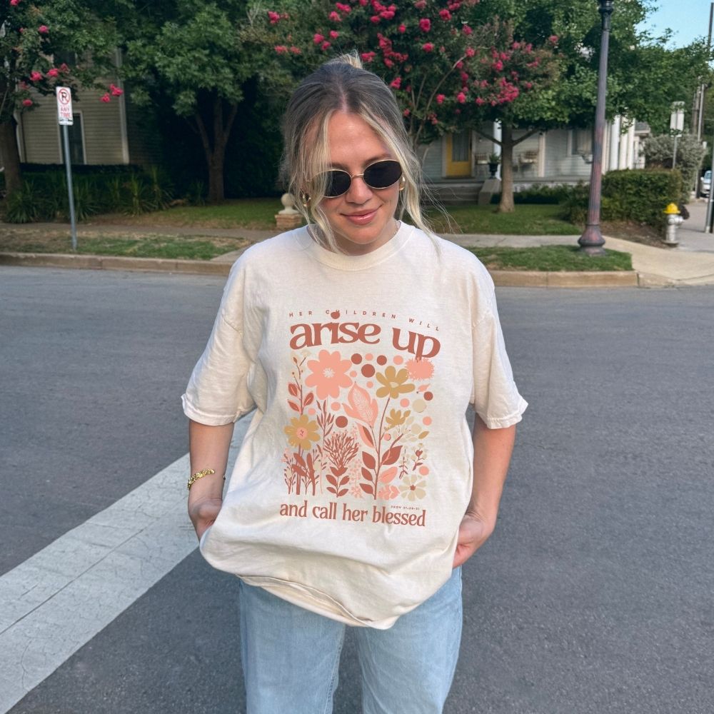 Arise Up and Call Her Blessed Heavyweight Tee