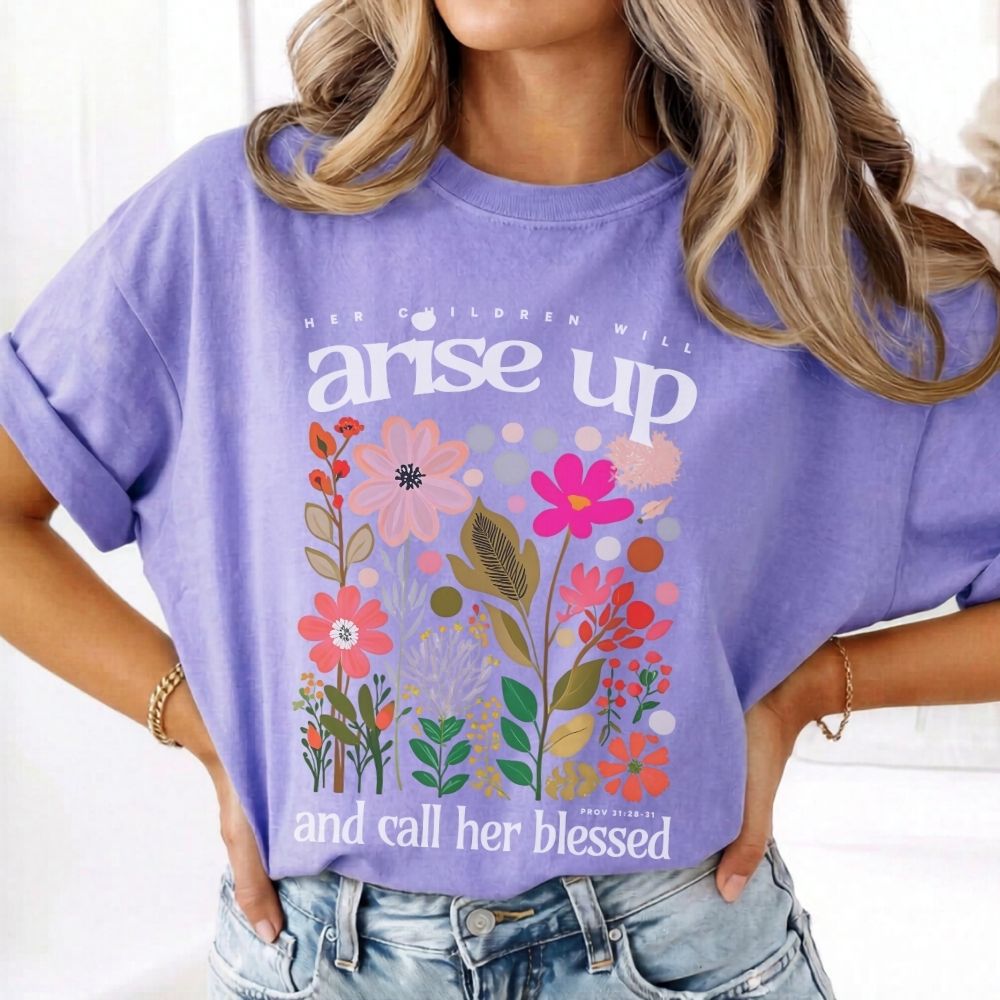 Arise and Call Her Blessed Heavyweight Tee