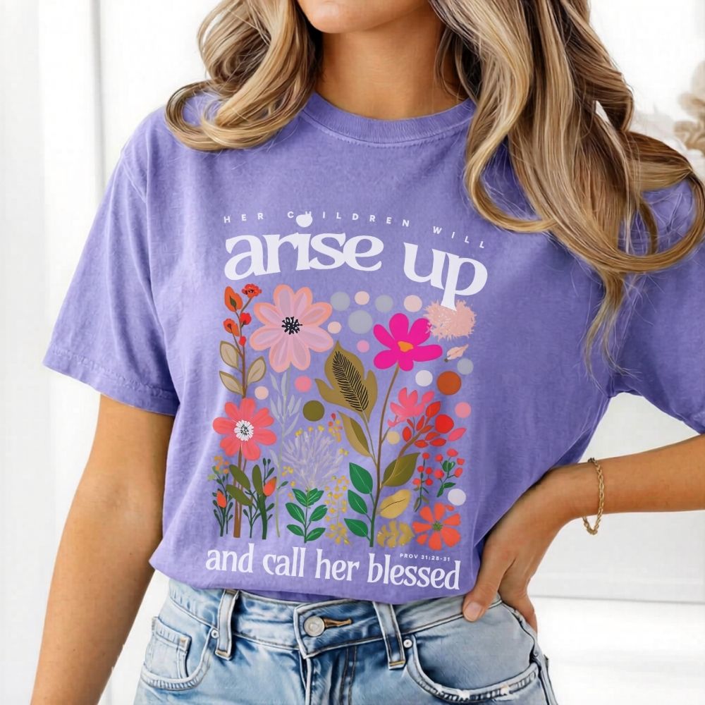 Arise and Call Her Blessed Heavyweight Tee